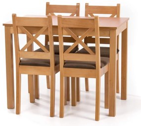 Jedálenský komplet VITO 1+4 jelša