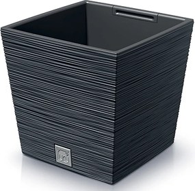 Plastový kvetináč DFS240 24 cm - antracit