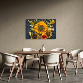 Obraz - Jesenné kvety (90x60 cm)