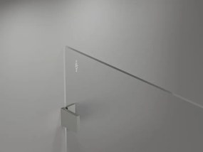 Mexen Lunar, sprchová stena pravá 160 x 200 cm, priehľadná 8 mm, brúsený nikel, 830-160-000-97-00-P