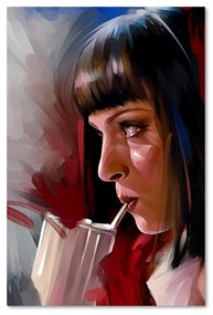 Gario Obraz na plátne Pulp Fiction, Uma Thurman - Dmitry Belov Rozmery: 60 x 90 cm