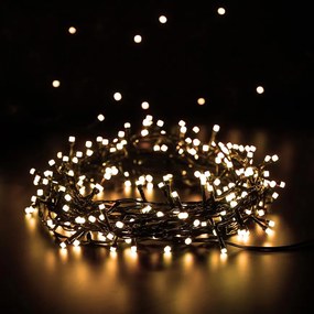 Vianočné svetielka LED 300l vonkajšie s programátorom a časovačom 15/25/LED/ww+m