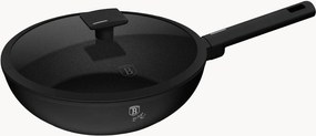 Nepriľnavý wok z kolekcie Matte Black's pokrievkou