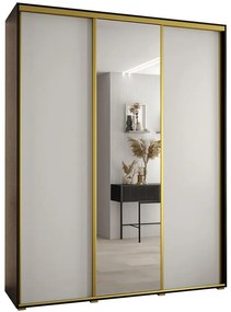 Skriňa 45 Canaris 3 200 čierna/biela/gold