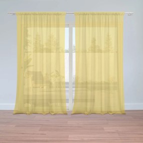 Sablio Záclony Žltá 3: 2ks 150x250cm