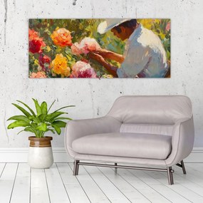 Obraz - Záhradník (120x50 cm)