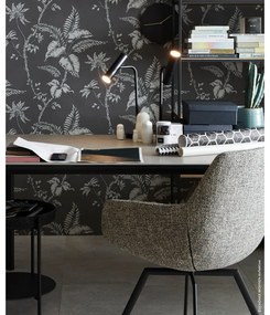 Čierna LED stmievateľná stolová lampa (výška 48 cm) Stina – Fischer &amp; Honsel