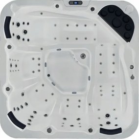 Celoročná vonkajšia vírivka s ohrevom vody 215x215x93 Poľsko