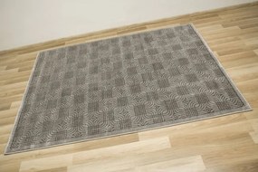 Koberec Teno F0286 štvorce, sivý