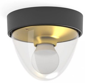 NOWODVORSKI Vonkajšie nástenné / stropné LED svetlo NOOK, 1xE27, 10W, čierne, zlaté
