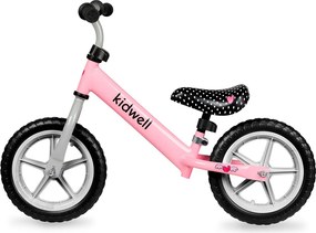 Balančný bicykel Kidwell REBEL Ružový pre dievčatá 3–4 roky, 12" EVA kolesá