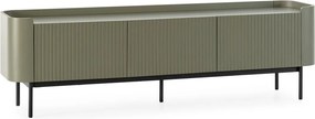 Zelený TV stolík 180x55x40 cm Willa – MOME