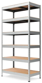 Marbo Kovový REGÁL SÉRIE SOLID 200x110x45 Pozinkovaný Rozmer regálu: 200x110x45, Počet Políc: 5, Celková nosnosť regálu: 1000 KG