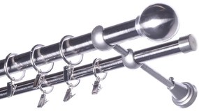 Garniža fi25 240cm II nikel