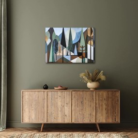 Obraz - Prírodná geometrická abstrakcia II. (70x50 cm)