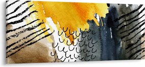 Obraz - Abstraktný akvarel (120x50 cm)