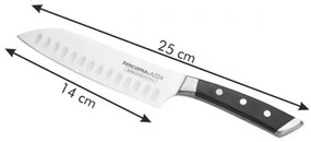 Tescoma Nôž japonský AZZA SANTOKU 14 cm , 14 cm