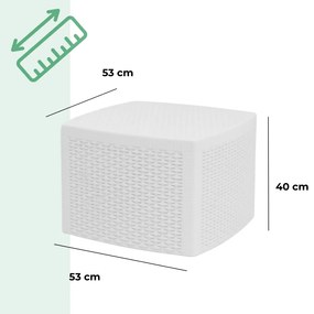 I.P.A.E-Progarden Záhradný set TREE, 3-dielny, biela