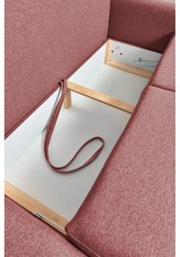 Ružová variabilná rozkladacia rohová pohovka Bonami Selection Pop