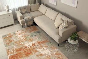 Koberec OSTA ABBY 486.13.LA112 zelený / terakotový