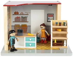 Playtive Drevený domček pre bábiky (obchod)  (100367449)