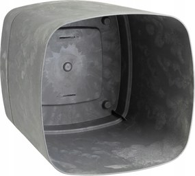 Plastový květináč s podmiskou Cubi 19x19 cm - výber z 6 prevedení