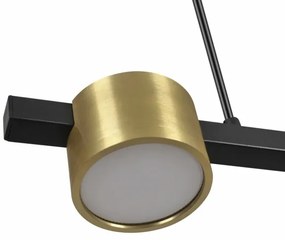 LED Luster na lanku MIRELLA 3xGX53/6W/230V zlatá/čierna