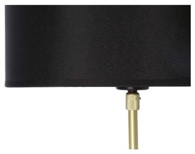 Čierna stojacia lampa (výška 154 cm) Tegola - Candellux Lighting