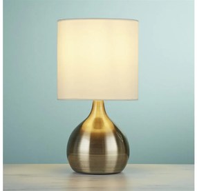 Searchlight EU3923AB - Stolná lampa TOUCH 1xE14/40W/230V