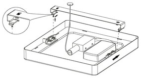 Eglo 99239 - LED stropné svietidlo FUEVA 5 LED/10,5W/230V