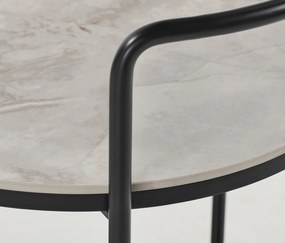 Servírovací vozík s mramorovým vzhľadom