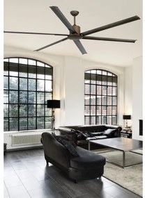 FARO 33462A - Stropný ventilátor ANDROS XL hnedá pr. 213 cm + diaľkové ovládanie