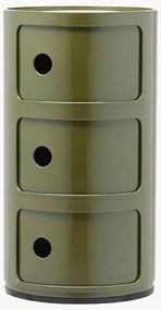 Dizajnová skrinka Componibili, 3 moduly, V 59 cm