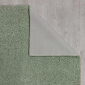 Zelený umývateľný koberec z recyklovaných vlákien 160x230 cm Fluffy – Flair Rugs