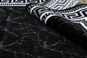 Koberec GLOSS 2813 87 styl, greek - čierny, sivý