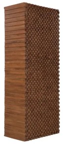 furniture-nabytek.cz - Masívna šatní skriňa Abadi z akáciového a mangového dreva, lakovaná, hnedá – 75×44×190 cm