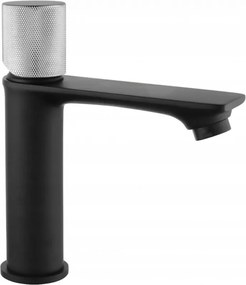 Mexen Royo One umývadlová batéria, čierna / chrómová, 72201-77