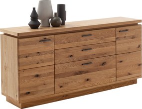 XXXLutz ŠIROKÁ KOMODA, dub, 180/84/44 cm Linea Natura - Komody - 001700023019