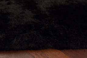 Koberec Plush Shaggy čierny