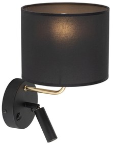 TK-LIGHTING Nástenné svietidlo s ramenom LED na čítanie FIORENZO, čierne