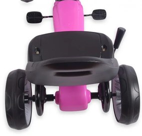 Šlapacia motokára POWER ružová