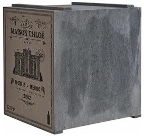 Butlers VINOTHEK Regál na víno - šedá