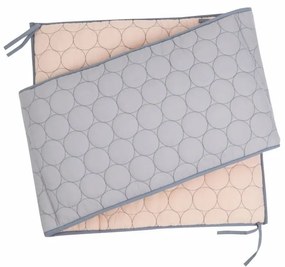 Bavlnená výstelka do postielky Nattiot Dots, 35 × 190 cm