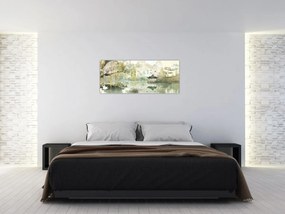 Obraz - Čínske jazero (120x50 cm)