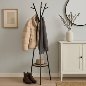 Stojanový vešiak PILUR čierny