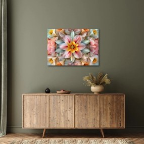 Obraz - Kaleidoskopický kvet (70x50 cm)