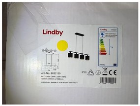 Lindby Lindby - Luster na lanku VASILIA 4xE14/28W/230V LW0422