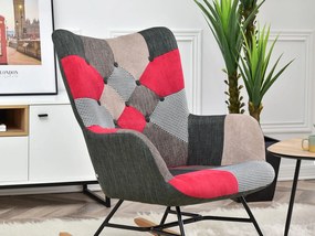 Kreslo Sibyla (patchwork + buk čierny). Vlastná spoľahlivá doprava až k Vám domov. 1110393