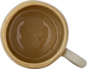 Bloomingville Hrnček na espresso Nini Flowers Brown 110 ml