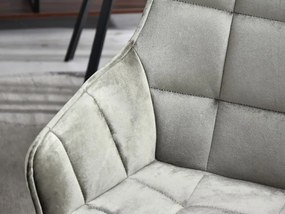 Stolička Aranbura (sivá metalická + čierna). Vlastná spoľahlivá doprava až k Vám domov. 1110912